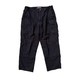 5.11 Tactical Cargo Pants Black Ripstop Utility Workwear Men's Pants
